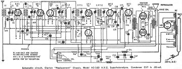 Clarion Replacement Chassis schematic circuit diagram